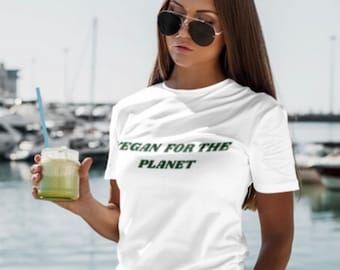 Vegan for the Plant Unisex t-shirt; Animal Rights Tshirt, Animal Lover Tshirt, Earth Lover Tshirt, Vegan Gifts for Her, Plant Based Shirt
