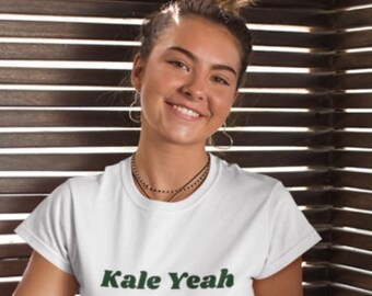Kale Yeah Short-Sleeve Unisex T-Shirt; Vegan Gifts for Her: Plant Based Gifts for Him