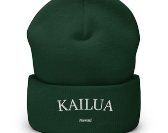 Kailua Hawaii Cuffed Beanie