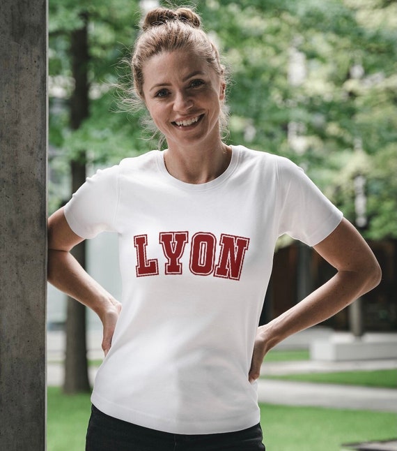 Camiseta Unisex Lyon France Camiseta de viaje a Europa Wanderlust camiseta Jetsetter camisa Lyon France Block Letter Etsy Mexico