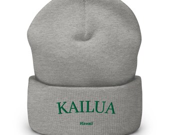 Kailua Hawaii Cuffed Beanie