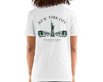 New York City T-Shirt; NYC Green T-shirt, Brooklyn Green T-shirt, Manhattan Green T-shirt, Queens Tshirt, East Coast T-shirt