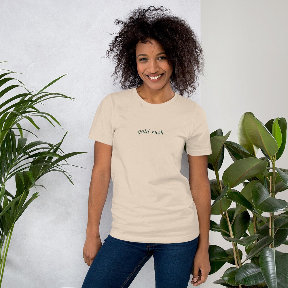 Gold Rush Short-sleeve Unisex T-shirt; Taylor Swift Evermore