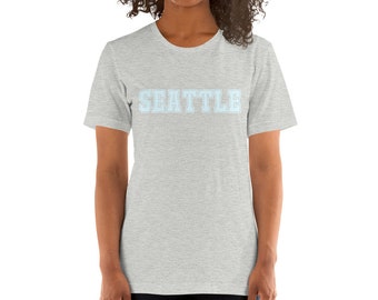 Seattle Unisex t-shirt; Seattle Washington Tshirt, Bachelorette Tshirt, Seattle Vacation Tshirt