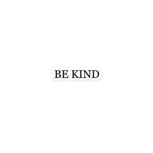 Autocollants sans bulles Be Kind