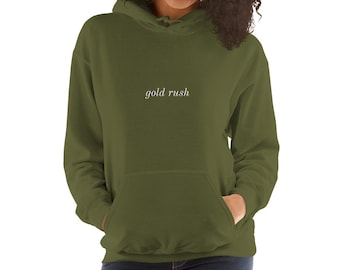 Gold Rush Unisex Hoodie; Taylor Swift Evermore Album Hoodie