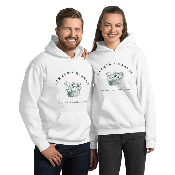 Farmers Market Unisex Hoodie Farm Fresh Locally Grown Produce Hoodie Coastal Grandma Aesthetic Hoodie Farmers Market Hoodie farm Hoodie Etsy
