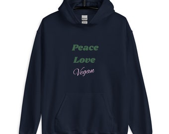 Vegan Paix Symbole Unisexe Pull Cadeau Mode de Vie Nourriture