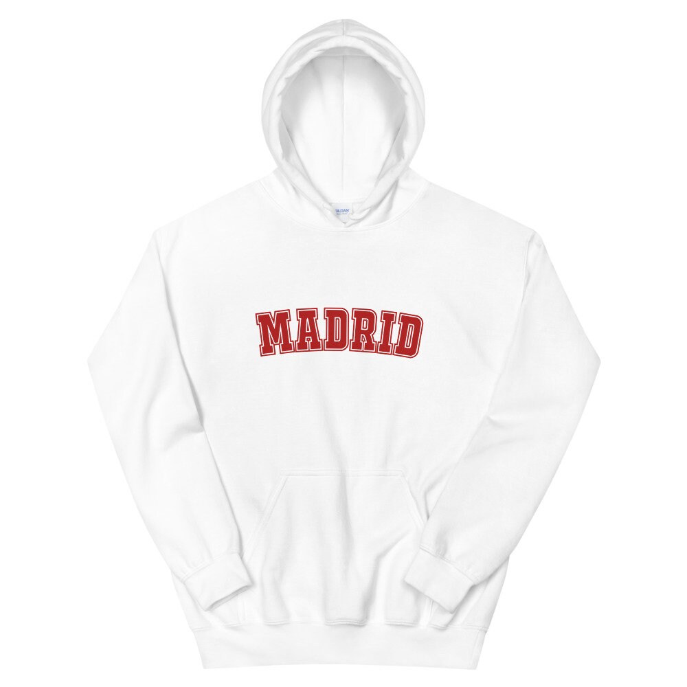 Madrid Hoodie Spain Hoodie Unisex Hoodie Etsy UK