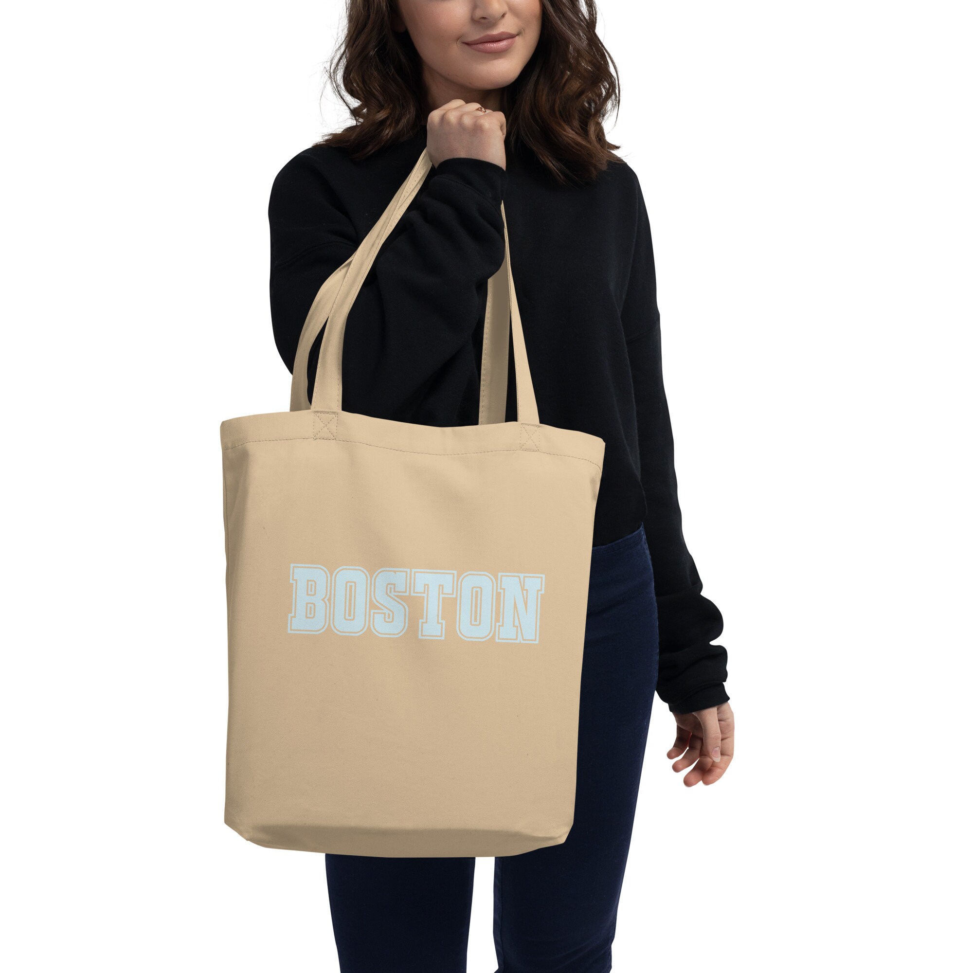 Boston Eco Tote Bag; Boston Massachusetts Tote Bag, Vacation