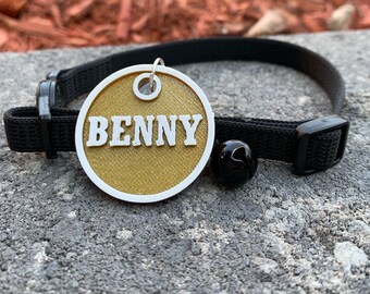 YEHANTI Medaglietta Cane Personalizzata Con Incisione, Medagliette Per Cani E Gatti Personalizzate, Targhetta Identificativa In Acciaio Inossidabile Per Animali Domestici (Nero,Piccolo - Foto 12