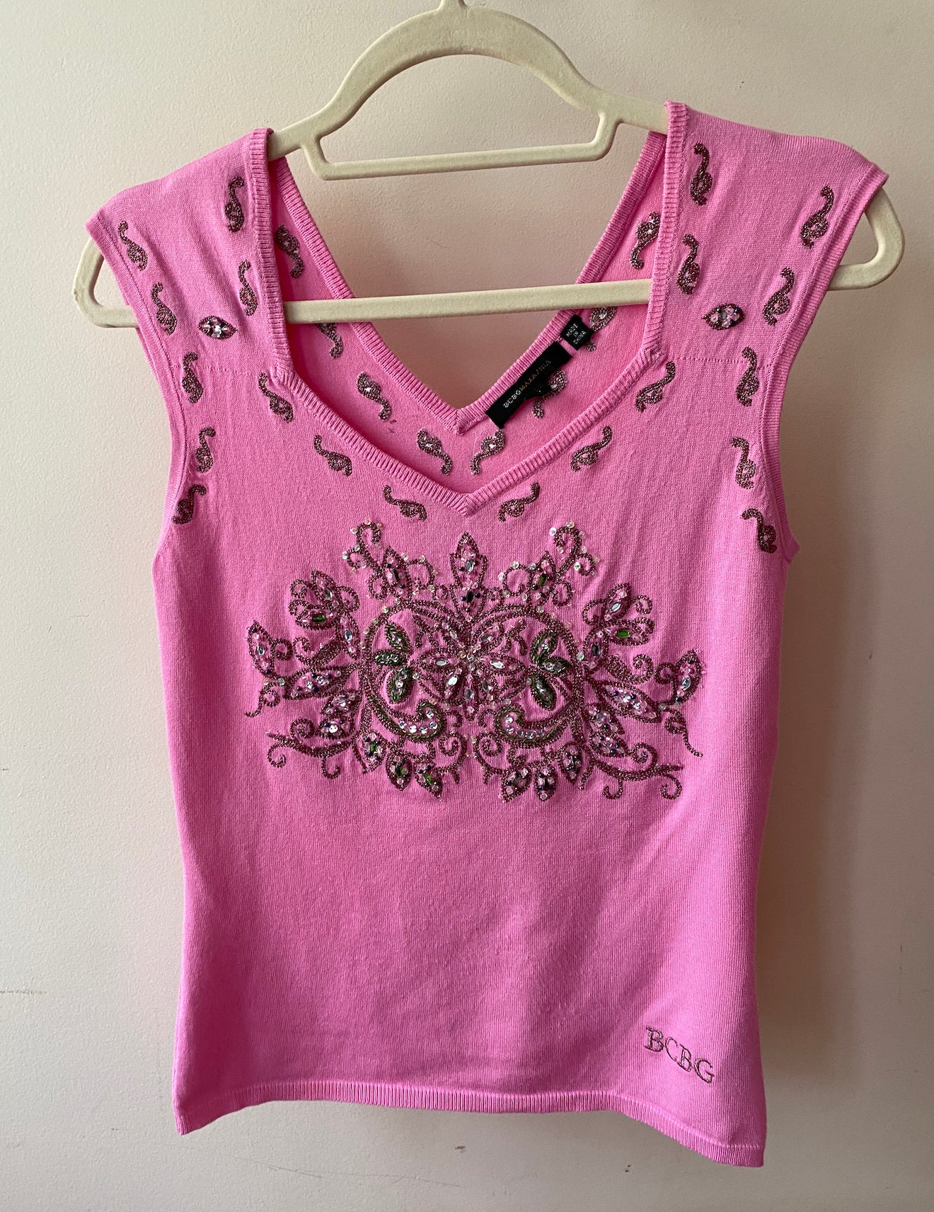 Bcbg sequin top hotsell
