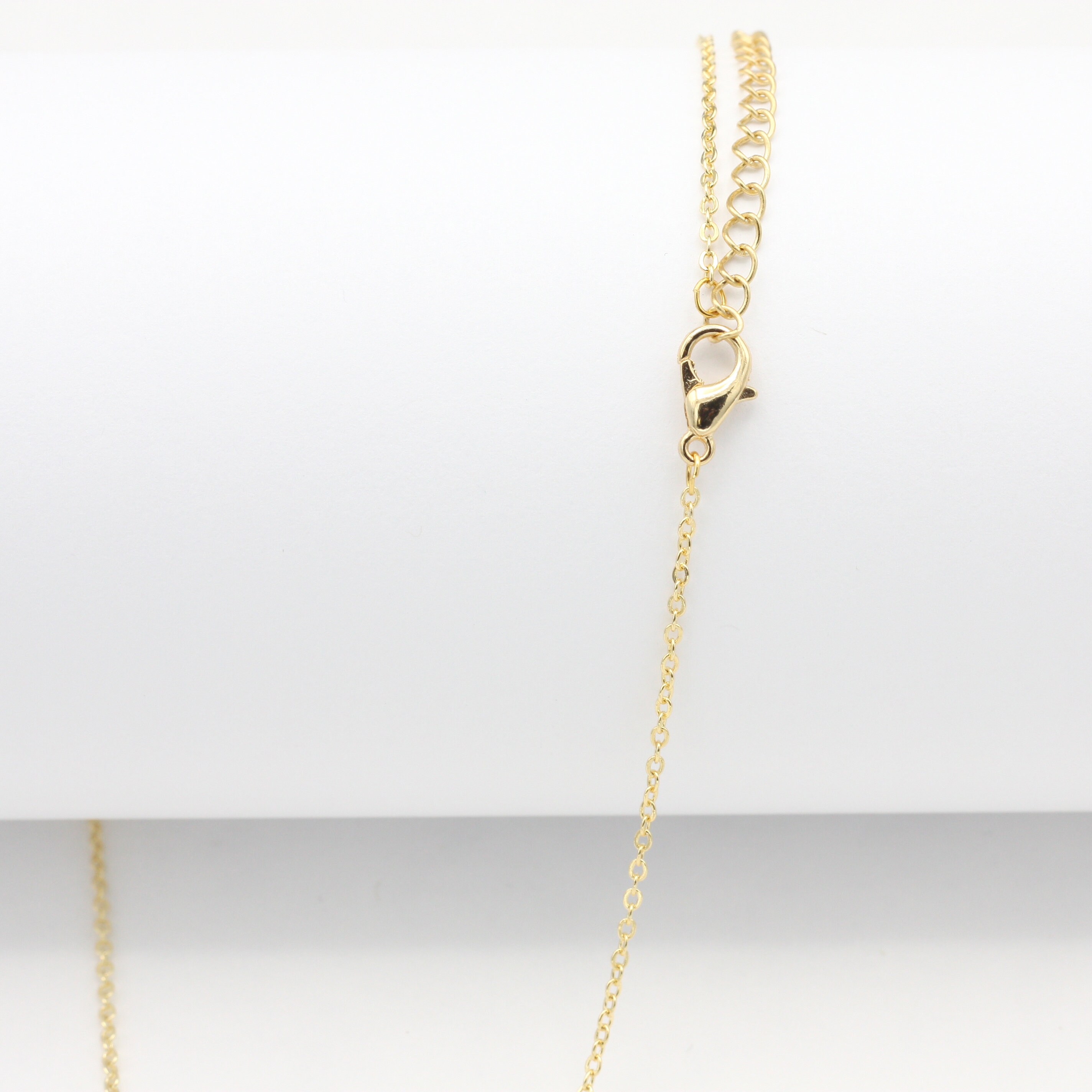 1 Dainty Gold Chain 16K Gold Plated Necklace Chain Wholesale Etsy