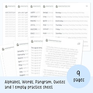 Neat Handwriting Practice Sheets, Printable Handwriting Worksheets ...