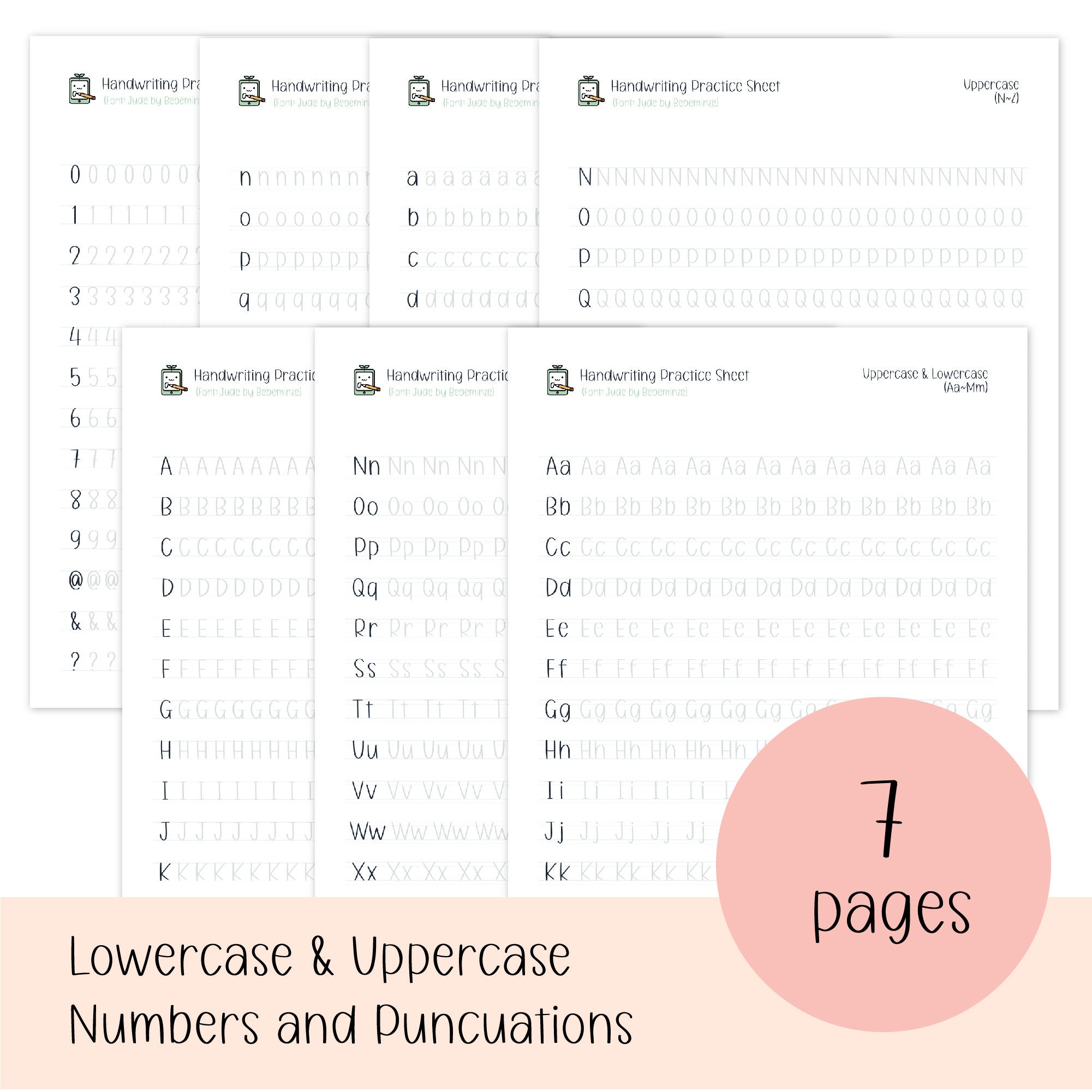 neat handwriting practice sheets printable handwriting etsy