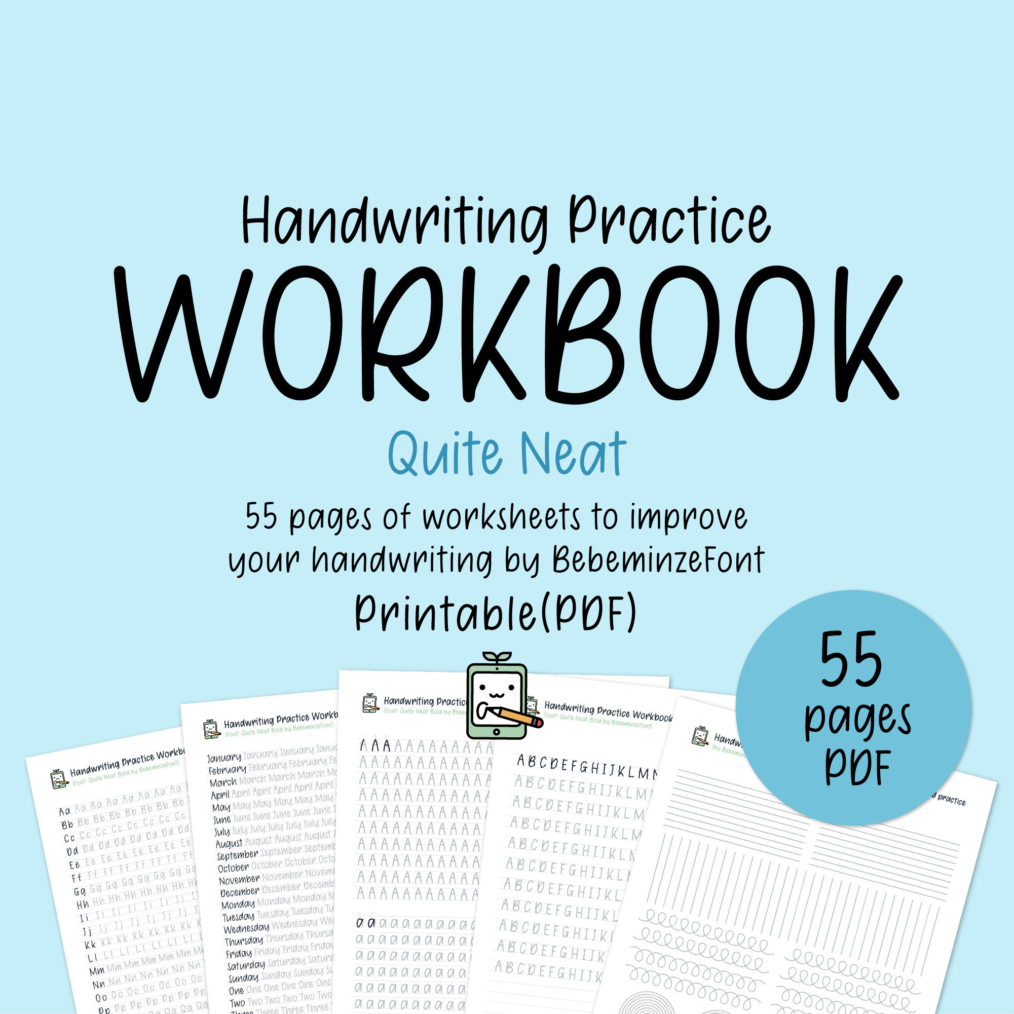Neat Handwriting Practice Workbook, Printable Handwriting Worksheets,  Alphabet Writing Practice, ABC Letter Tracing, Improve Handwriting -   Sweden