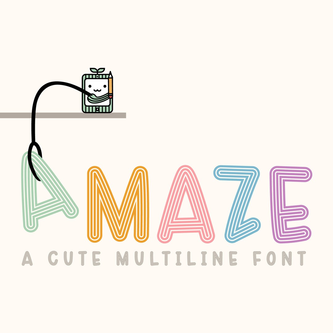 Amaze Script Font Letter R Amaze, OTF Font, Font Download, Cute Font, Handwritten Font, Crafts ...