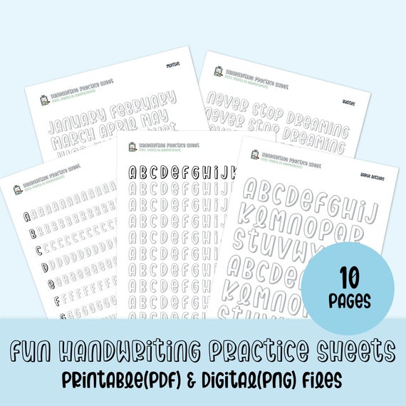 Hojas De Trabajo Para Practicar La Escritura Del Abecedario