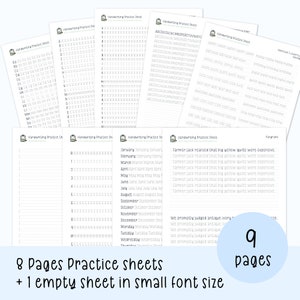 Neat Handwriting Practice Sheets, Printable Handwriting Worksheets ...