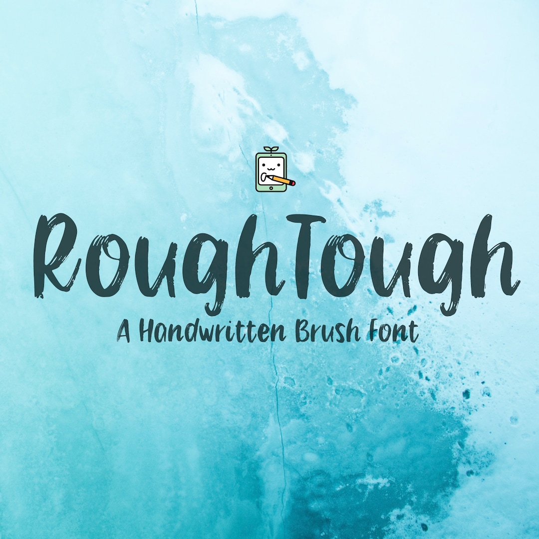 Rough Tough, Handwritten Font, OTF, Font Download, Handwriting Font ...