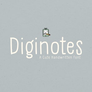 Diginotes, police OTF, police manuscrite, police Study, police d'écriture manuscrite, police mignonne, police Goodnotes, note numérique, police planner, police simple