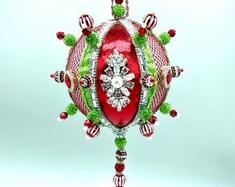 North Pole Sparkle-A Celebration/Memory Ornament Ball for Christmas Decor/Gift
