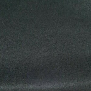 black stretch cotton fabric