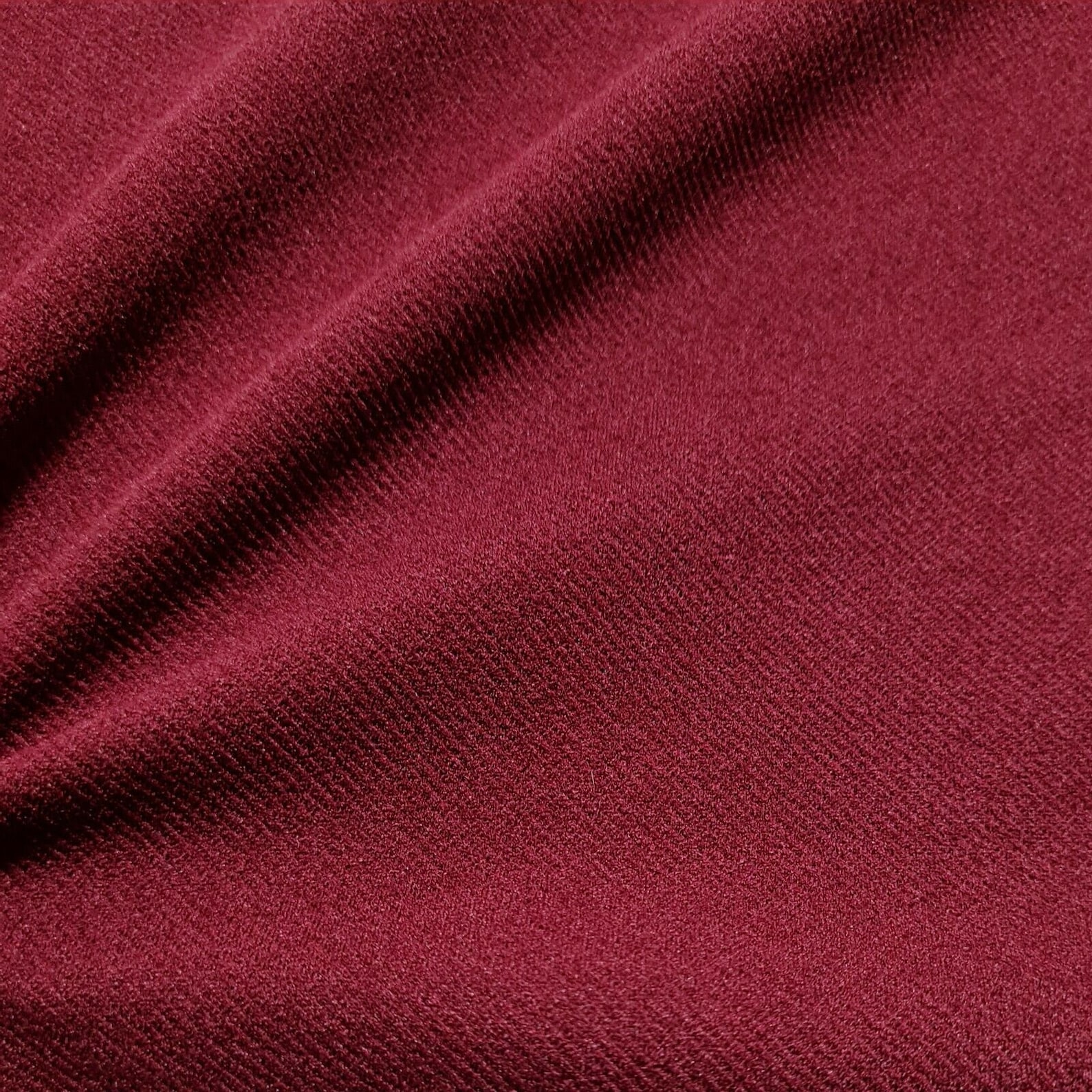 Crepe Scuba Fabric Jersey Stretch Polyester Burgundy 55 | Etsy