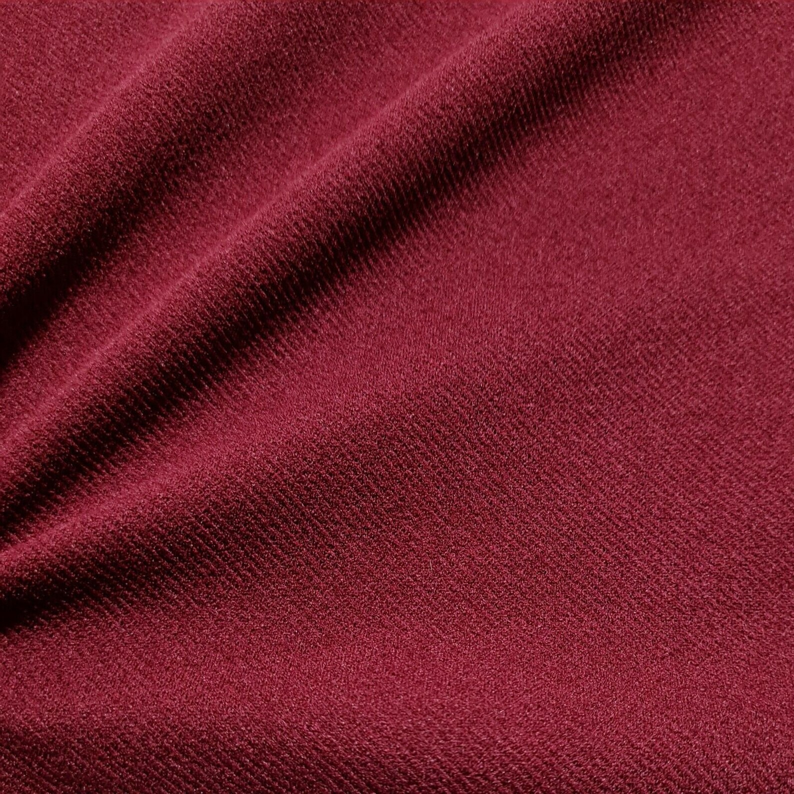 Crepe Scuba Fabric Jersey Stretch Polyester Burgundy 55 Etsy