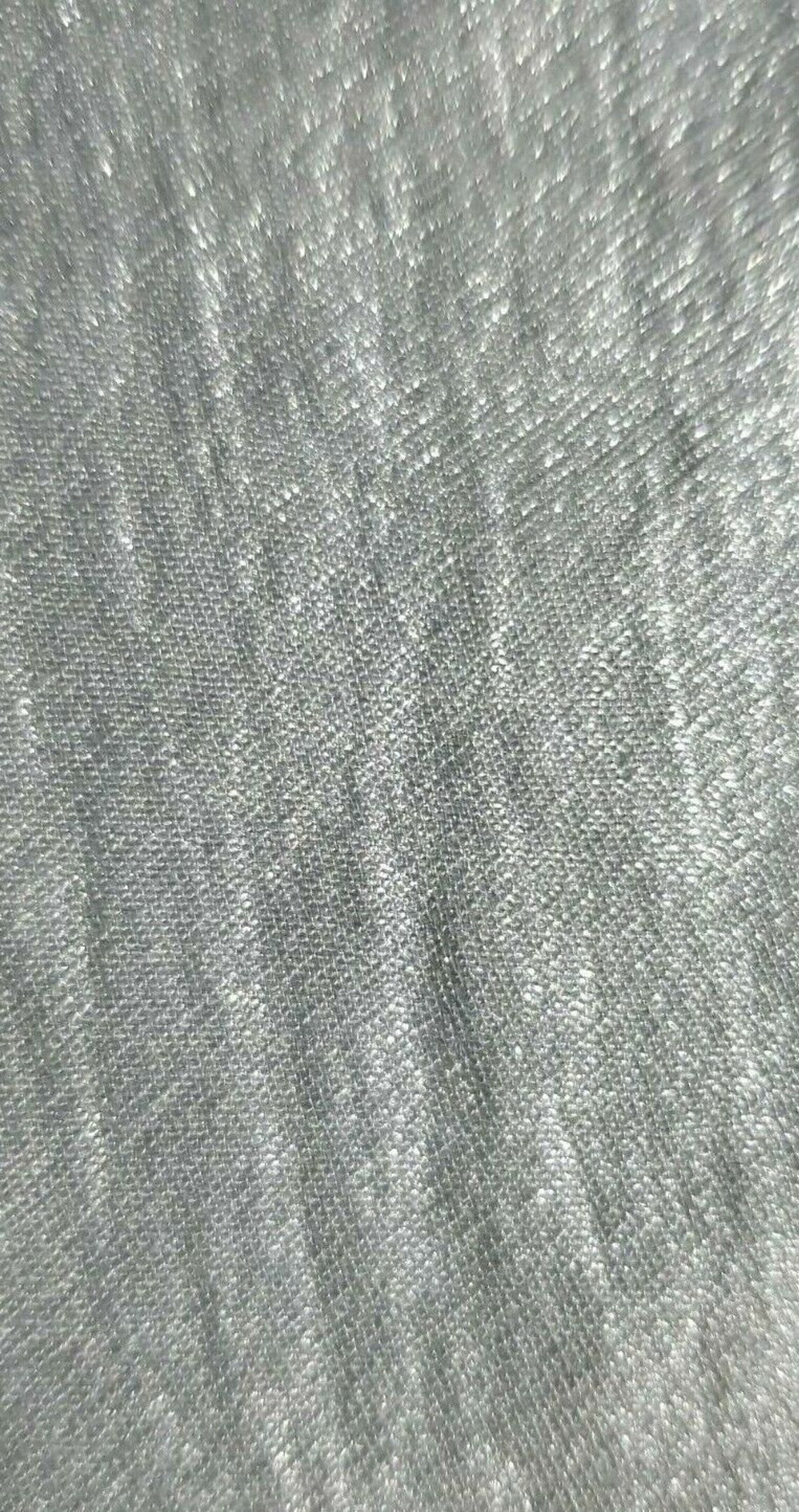 Ice Grey Viscose Nylon Shiny Fabric Sold By The Metre Etsy
