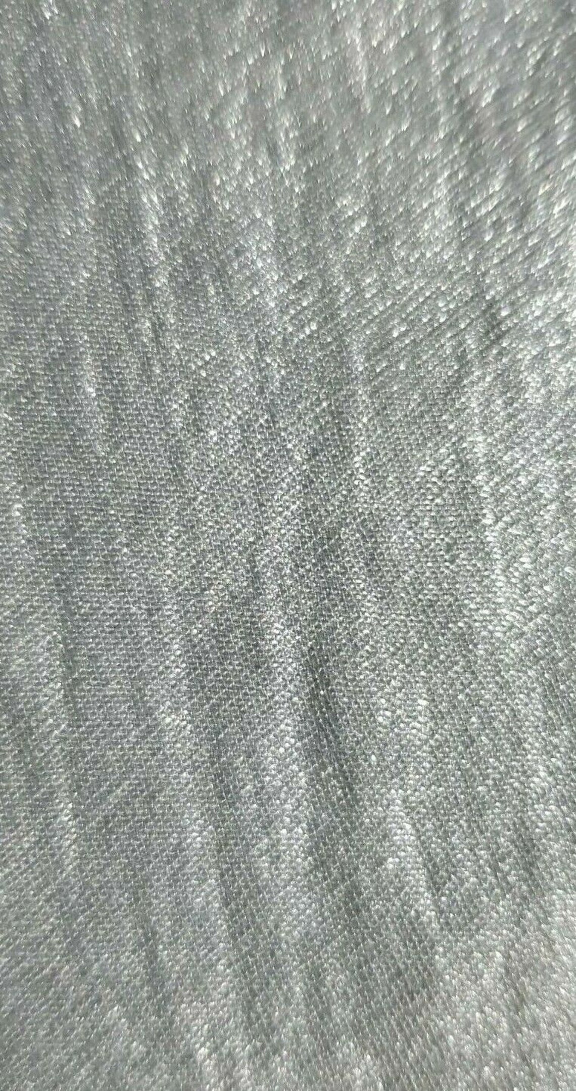 Ice Grey Viscose Nylon Shiny Fabric Sold By The Metre | Etsy