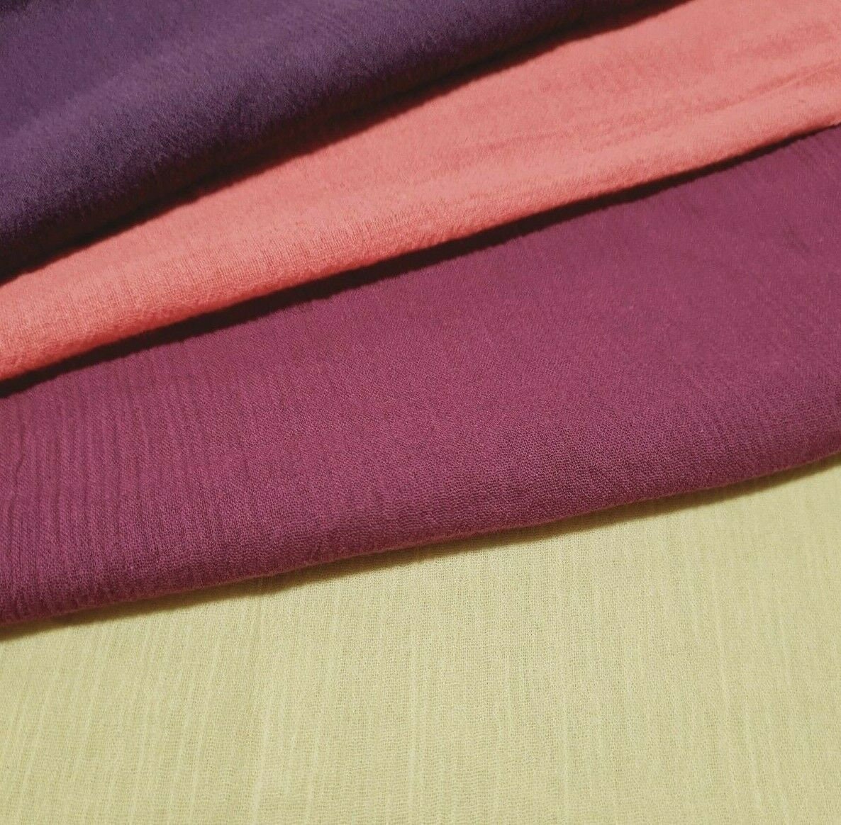 Crinkled Thin Cotton Fabric Sold By The Metre Etsy