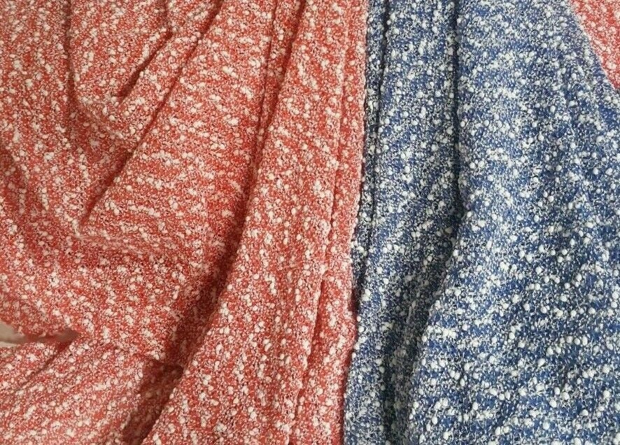 Knit Fabric Bumpy and Lurex Sold by the Metre Etsy