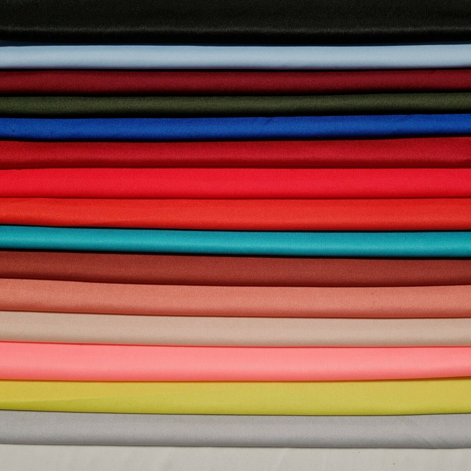 Interlock Jersey Lining Fabric Lightweight Polyester Stretch Etsy UK