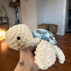 Crochet turtle plushie
