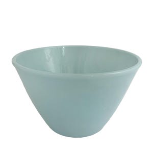 Vintage Fire-King Ware Turquoise Blue 7 Inch 2 Quart Splash Proof Miska do mieszania, Anchor Hocking, Kolekcjonerska dekoracja kuchenna Prezent do pieczenia
