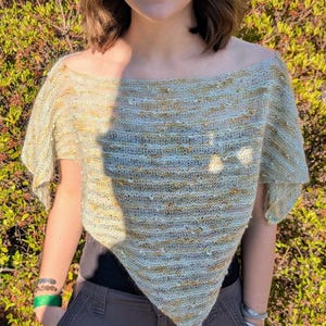 Knitting Pattern The Magnus Von Magnusson Poncho *Digital pattern only, not a finished project*