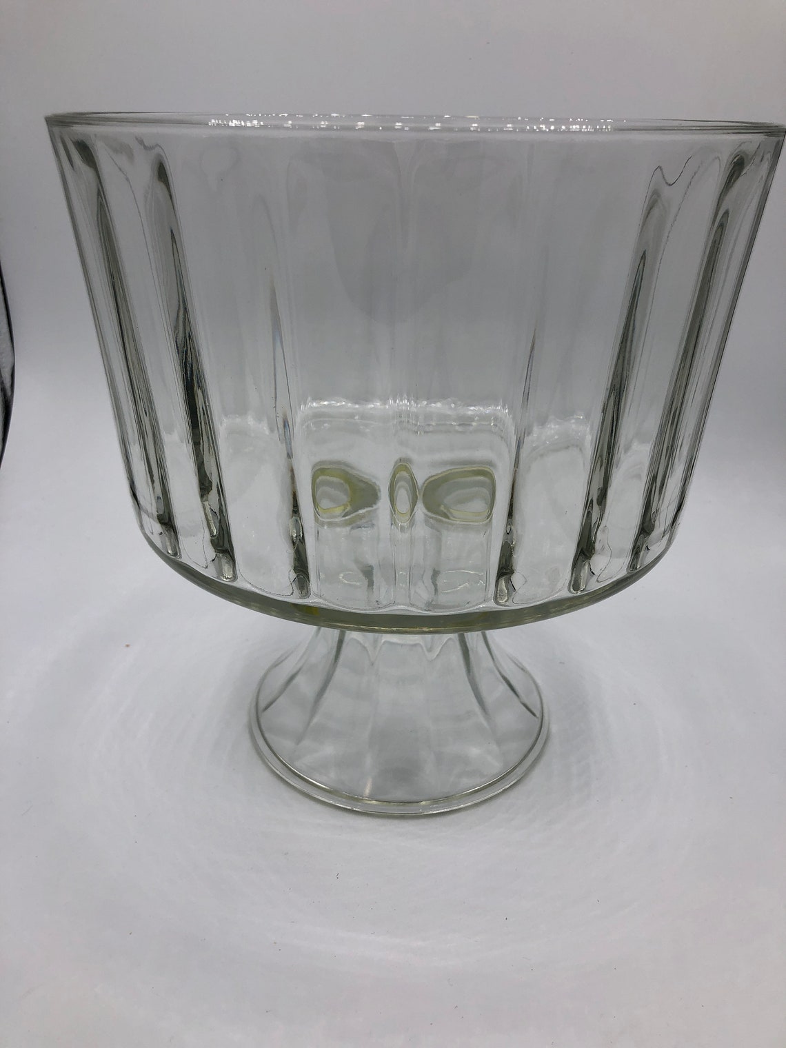 Elegance by Indians Glass Footed Trifle Bowl Etsy