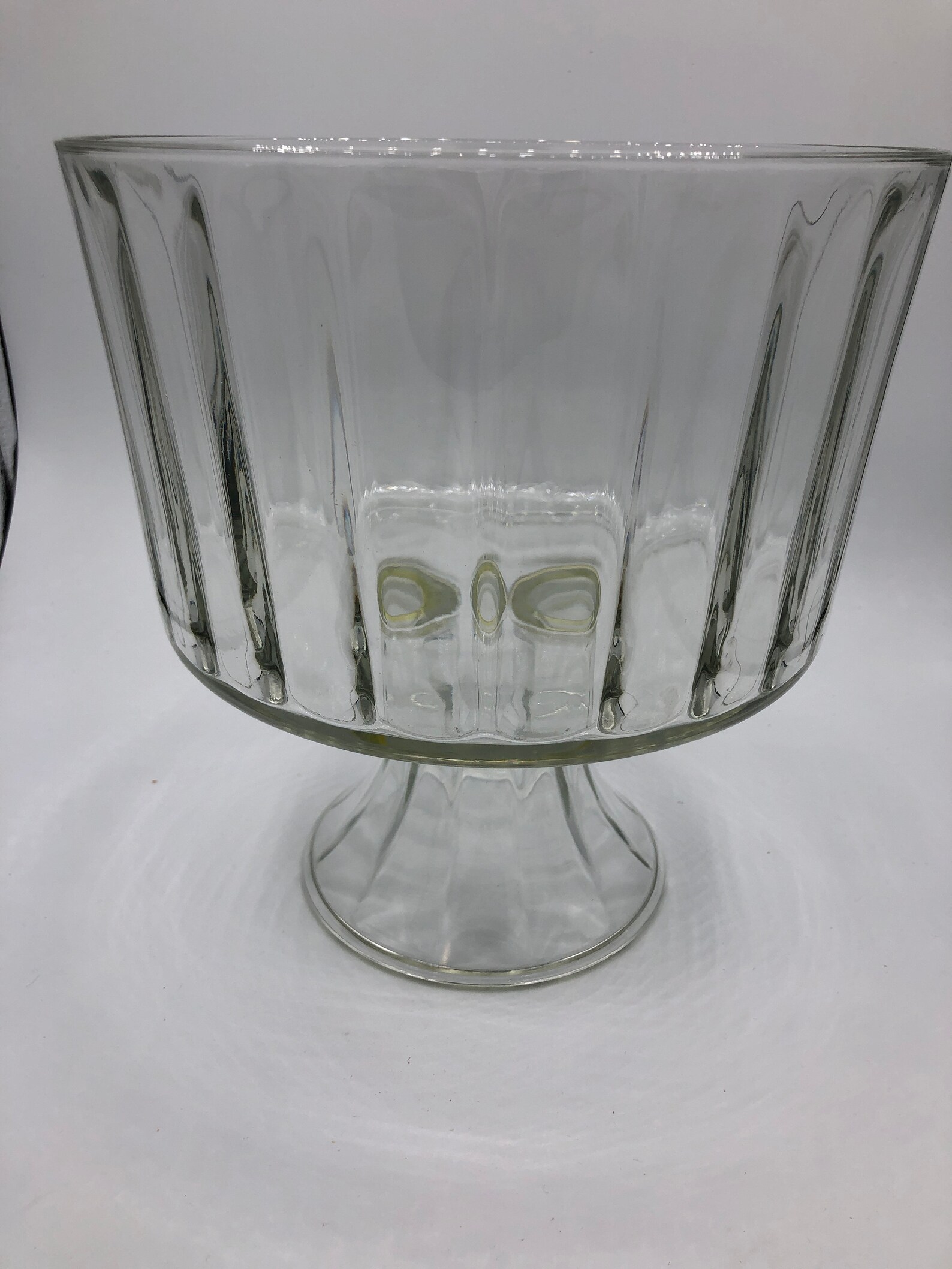 Elegance by Indians Glass Footed Trifle Bowl Etsy