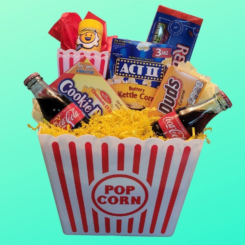 Movie Night Gift Basket Date Night Gift Basket Candy and Etsy