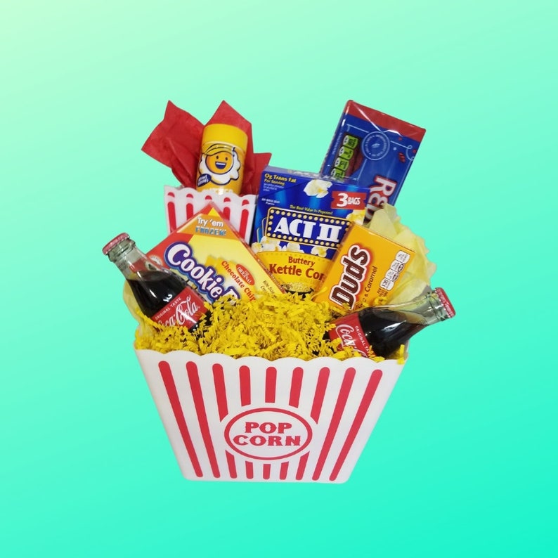 Movie Night Gift Basket Date Night Gift Basket Candy and Etsy