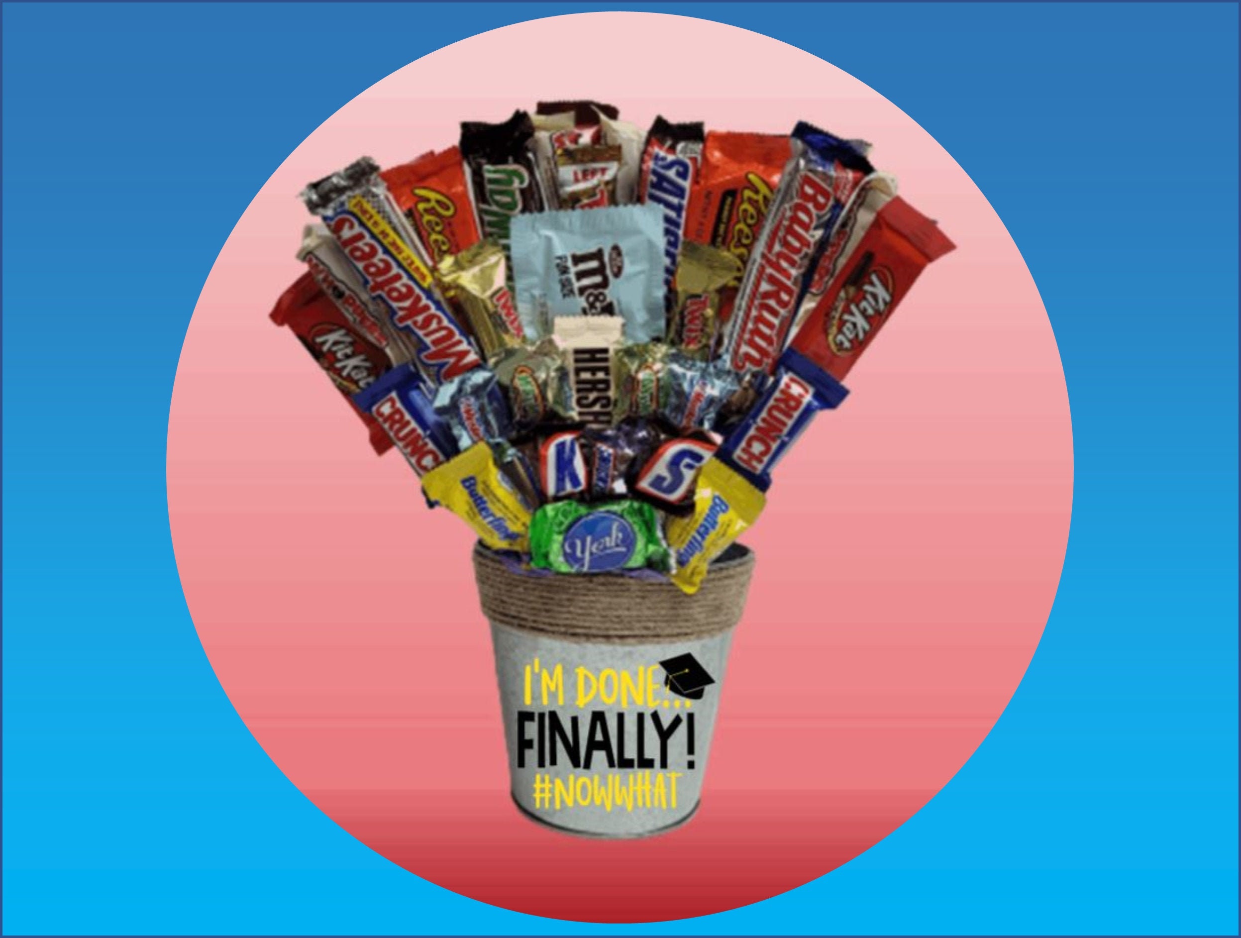 Graduation 2021 Tins Candy Bouquets Custom Made Chocolate Etsy