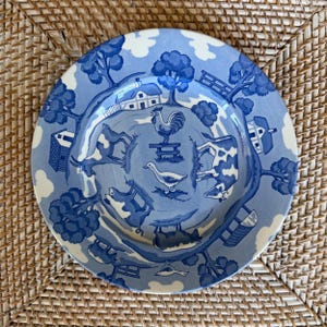 Burleigh Blue Asiatic Pheasants - Etsy