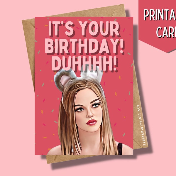 Mean Girls Quote Printable - Etsy