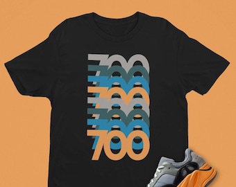 KANYE SHIRT, Wash ORANGE Shirt, Kanye West Shirt, Kurzarm Baumwolle Grafik bedruckt Yeezy 700 Kanye West Art T-Shirt, Sneaker Trending Tshirt