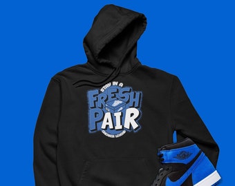 royal blue and black jordan hoodie