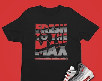Nike Air Max 95 Japan Fresh To The Max Unisex T-shirt, svart Air Max-skjorta, tempererad SVG, sneakerpresent