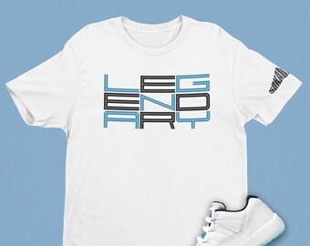 blue jordan 11 shirt