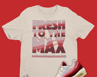 Fresh To The Max Unisex-tröja som matchar Air Max 95 Anatomy of Air - Retro Air Max matchande sneaker-tröja