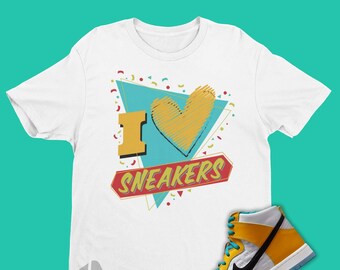 I Love Sneakers Shirt To Match Dunk High All Love No Hate - Dunk Matching Tee - 90s Party Shirt To Match Froskate Dunks